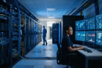 Centro de dados seguro com sistemas de monitorização de cibersegurança
